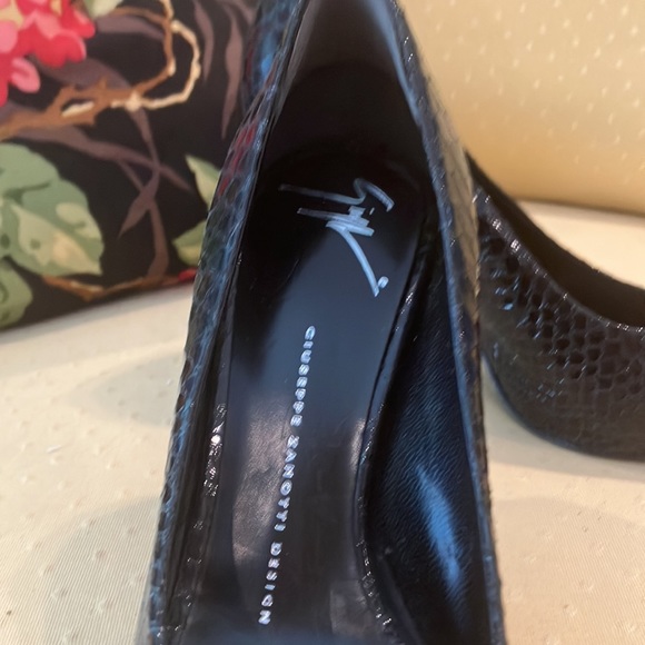 Signed by Giuseppe Zanotti for me ,black skin size 38 . So special . $350 - Picture 4 of 17